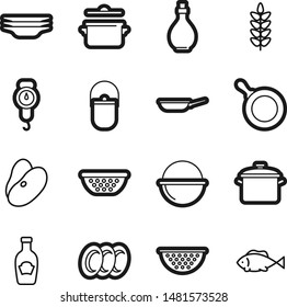 Food best vector icon set