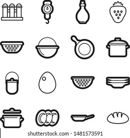 Food best vector icon set
