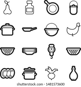 Food best vector icon set