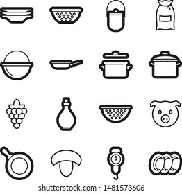 Food best vector icon set
