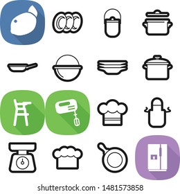 Food best vector icon set