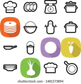 Food best vector icon set
