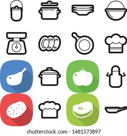 Food best vector icon set
