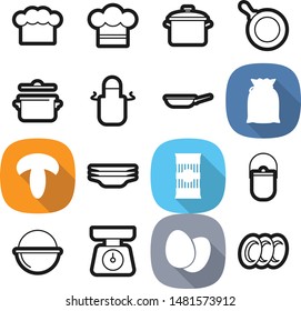 Food best vector icon set