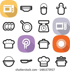 Food best vector icon set
