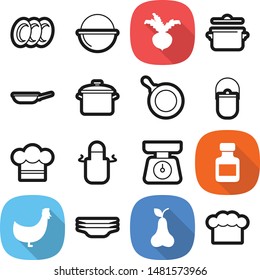 Food best vector icon set