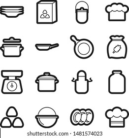 Food best vector icon set