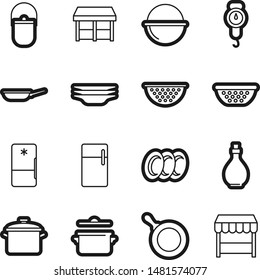 Food best vector icon set