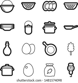 Food best vector icon set