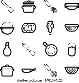Food best vector icon set