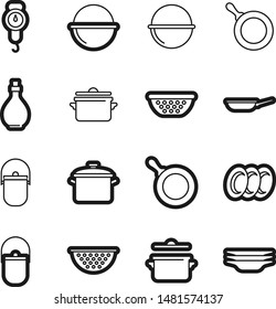 Food best vector icon set