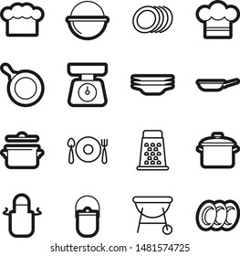 Food best vector icon set