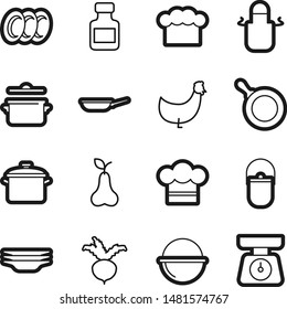 Food best vector icon set