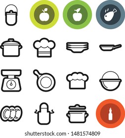 Food best vector icon set