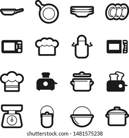 Food best vector icon set