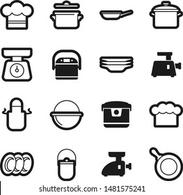 Food best vector icon set