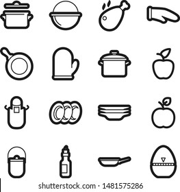 Food best vector icon set