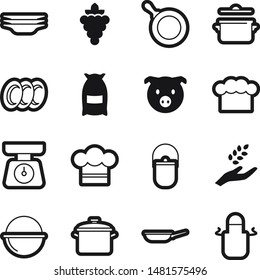 Food best vector icon set