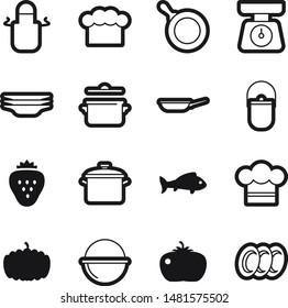 Food best vector icon set