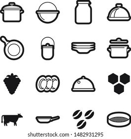 Food best vector icon set