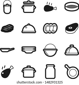 Food best vector icon set