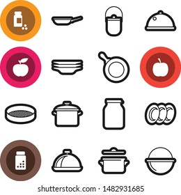 Food best vector icon set