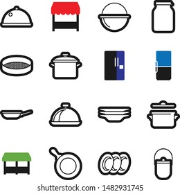 Food best vector icon set