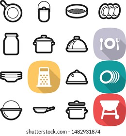 Food best vector icon set