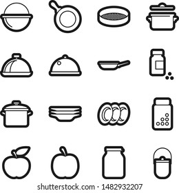 Food best vector icon set