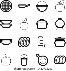 Food best vector icon set