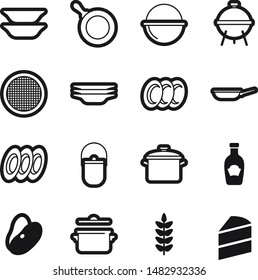 Food best vector icon set