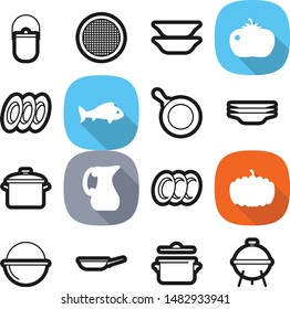 Food best vector icon set