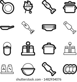 Food best vector icon set
