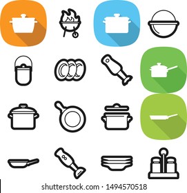 Food best vector icon set