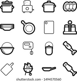 Food best vector icon set
