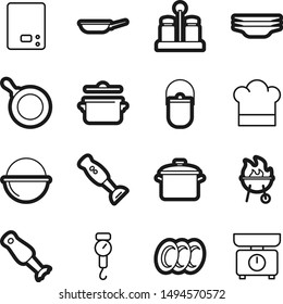 Food best vector icon set