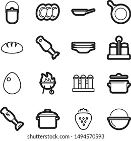 Food best vector icon set