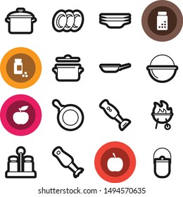 Food best vector icon set
