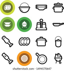 Food best vector icon set