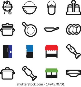 Food best vector icon set