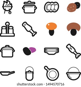 Food best vector icon set