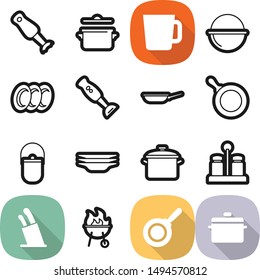 Food best vector icon set