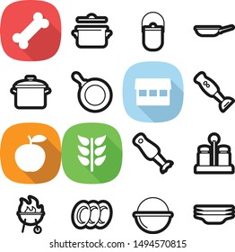 Food best vector icon set