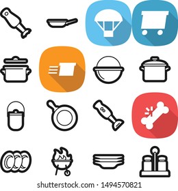 Food best vector icon set