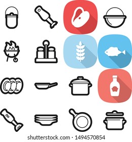 Food best vector icon set