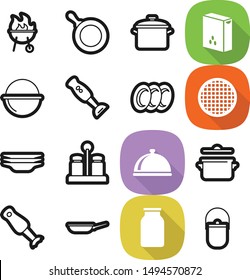 Food best vector icon set