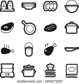 Food best vector icon set