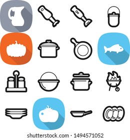 Food best vector icon set