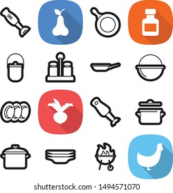 Food best vector icon set