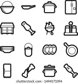 Food best vector icon set
